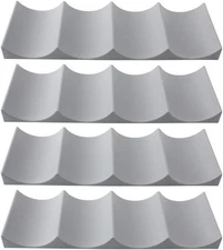 CALIDAKA 4Pcs European Style Wine Rack Countertop 4pcs, Dark Gray 4pcs 