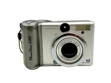 Canon PowerShot A80 PC1059 Silver 4.0MP 3x Zoom Camera PARTS BATTERY CORRSION