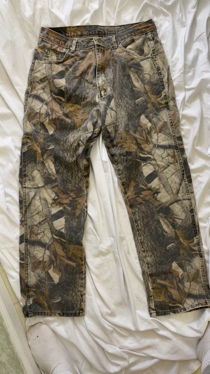 Pantalon De Chasse Wrangler ProGear Camouflage - Homme, Taille 42x32, Marron, Realtree