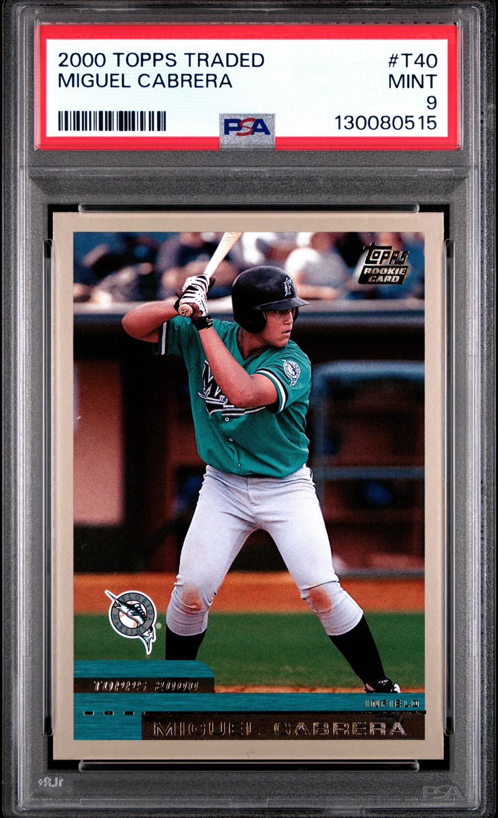 2000 Topps Traded #T40 Miguel Cabrera PSA 9