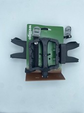 Wellgo B197T Medium Platform Pedal Set with Clip Strap