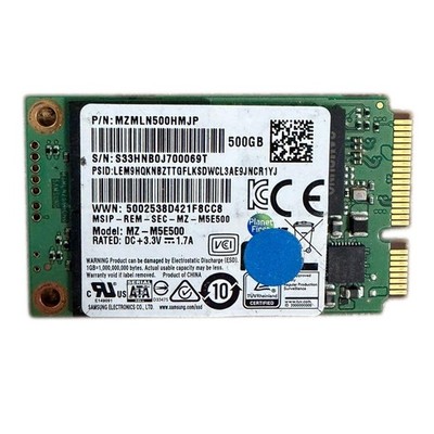 Samsung MZ-M5E500 mSATA 6Gbps SSD 500GB MZMLN500HMJP