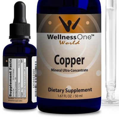 Liquid Copper Supplements - Immune Support Copper Sulfate Also Great for Joint,