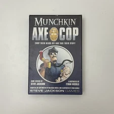 Munchkin Axe Cop Card Game by Steve Jackson Games- Complete