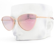 Michael Kors Cortez Sunglasses MK1140 11084Z Shiny Rose Gold Pink Mirror w/case