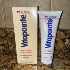 Clairol Vitapointe Creme Hairdress and Conditioner 3.25 Oz see pics 
