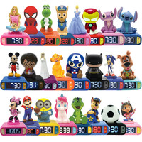 Lexibook Disney Digital Alarm Clock Kids Night Light Snooze - 24 Designs - RL800