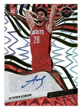 2021-22 Panini Revolution Rookie Autographs Fractal Alperen Sengun Auto 46/100