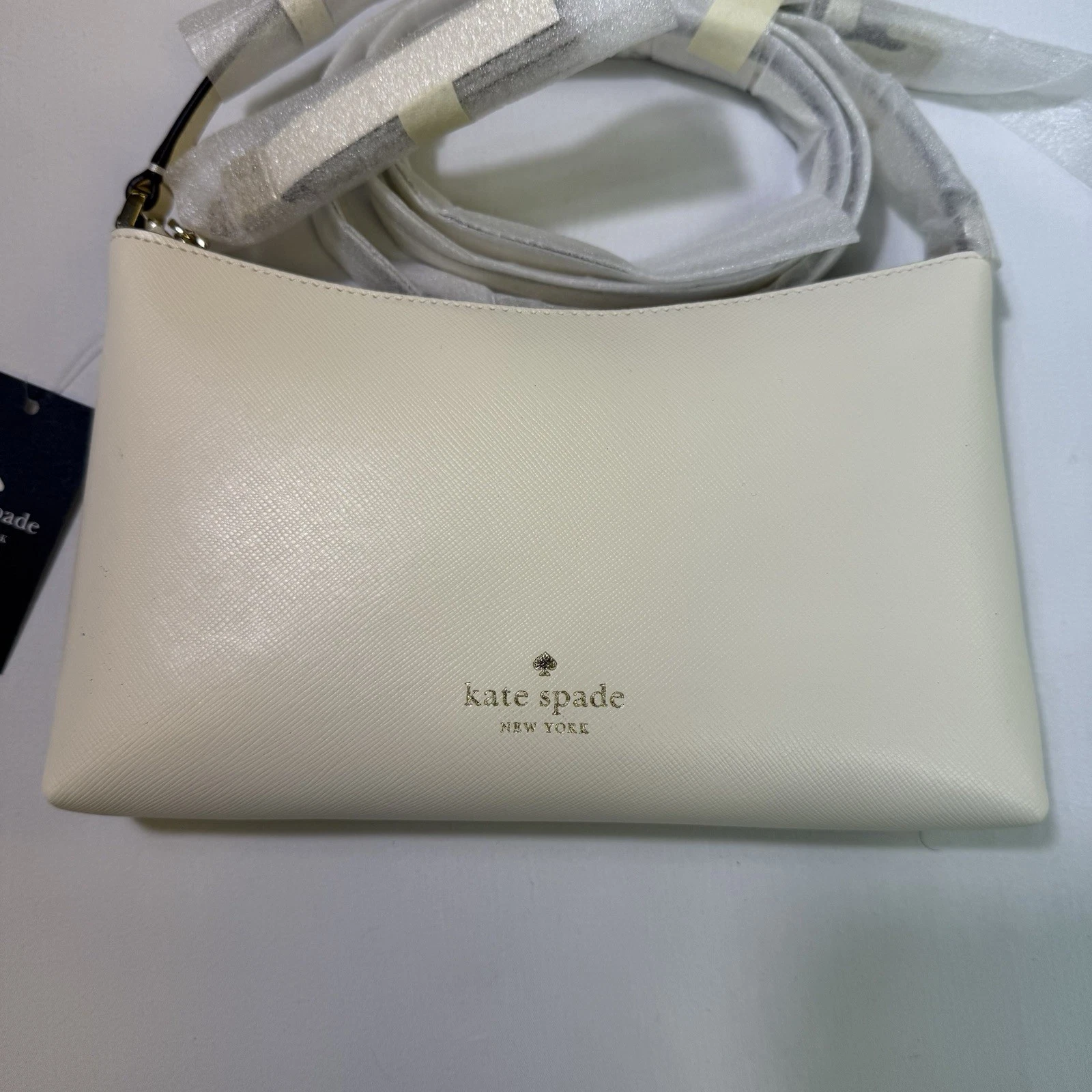 Borsa a tracolla Kate Spade Sadie borsa in pelle bianca meringa KE594 nuova con etichette $259 prezzo consigliato dal produttore