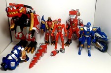 POWER RANGERS DINO THUNDER FIGURES & THUNDERSAURUS MEGAZORD PARTS JOBLOT