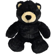 Build A Bear Black Bear Stuffed Animal 11" Sitting Plush Teddy Vintage 1997
