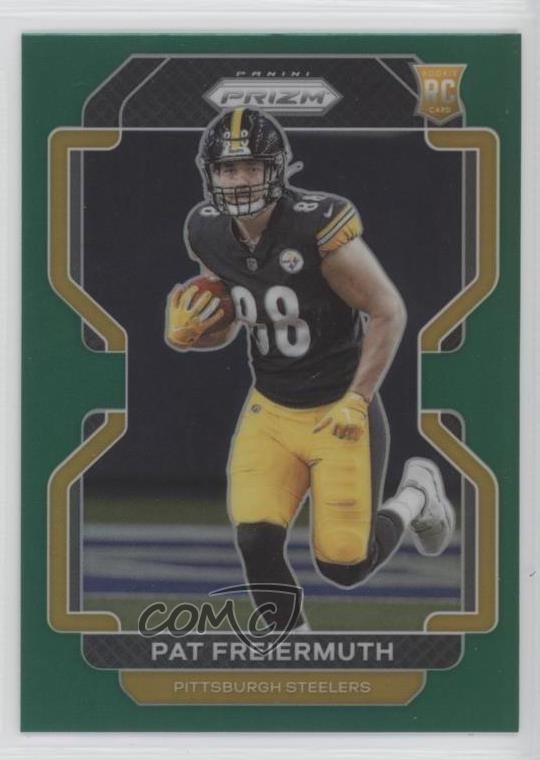 2021 Panini Prizm Rookie Green Prizm Pat Freiermuth #362 w5b