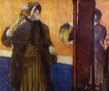 Edgar Degas At the Milliners Giclee Print on Canvas 8x10 Impressionist Art Decor