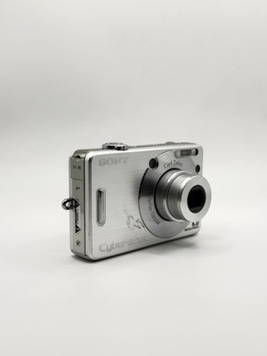 Sony Cyber-shot DSC-W50 6.0MP Digital Camera - Silver for sale