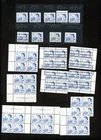 LOT 32688 MINT NH OG 458 CENTENNIALS VARIETIES PLATE BLOCKS SINGLES 2 FDC CANADA