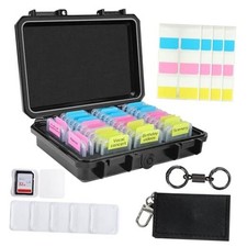 37 Slots Memory Card Case  36 Transparent Card Cases  60 Visual Sticky Black