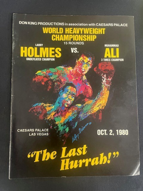 "THE LAST HURRAH" 10.2.1980 HOLMES VS ALI BOXING PROGRAM