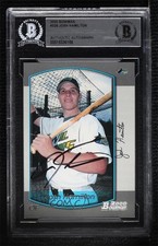 BAS 2000 Bowman Josh Hamilton #328 BGS Authentic Auto 3c7