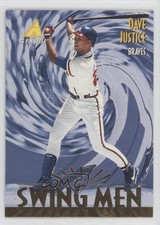 1995 Pinnacle Swing Men David Justice #285 08w3