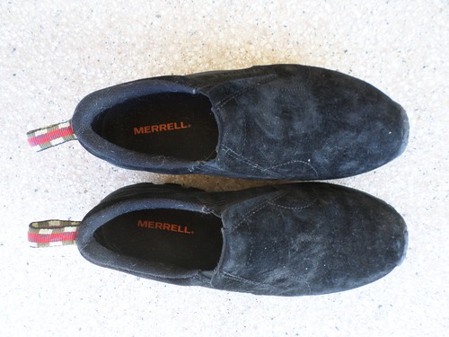 Mocasín sin cordones Merrell Jungle Moc de gamuza negra. Hombre 8,5 ancho - Imagen 5 de 7