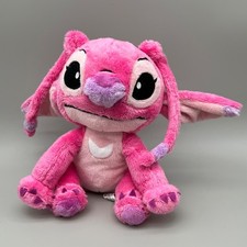 Disney Lilo & Stitch Angel Pink Plush 25cm Soft Cuddly Toy Stuffed Animal Gift 