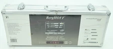 BergHOFF Cubo 6-Piece Barbecue Accessory Set in Aluminum Carry Case NEW 