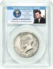 1976 S Silver Kennedy Half Dollar 50C PCGS Graded MS66 President JFK Photo Label