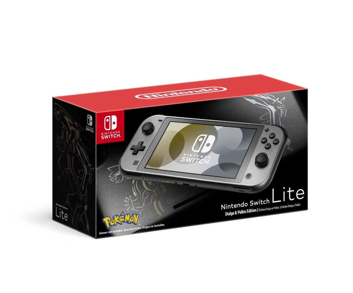 NEW Nintendo Switch Lite Console Dialga Palkia Pokemon Special