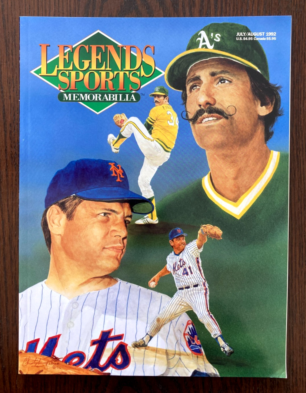 Legends Sports Memorabilia July 1992 Pete Rose Magazine