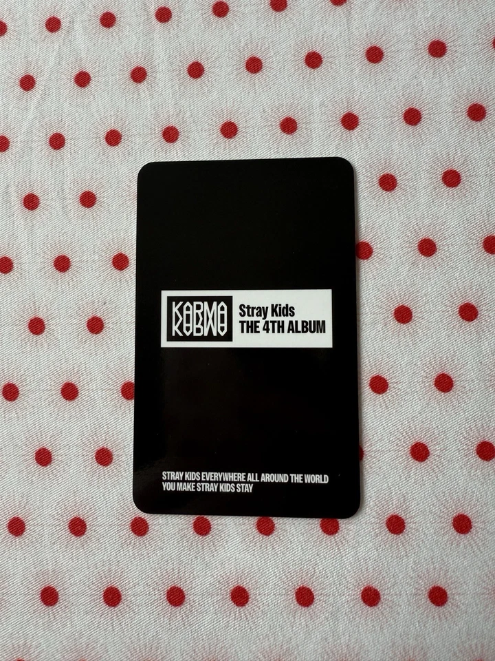 Stray Kids IN Karma JYP POB Official Photocard - Image 2 of 2