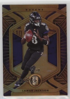 2021 Panini Gold Standard Violet 8/10 Lamar Jackson #7 m1k