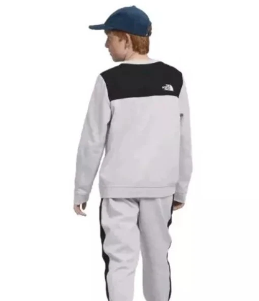 Moletom The North Face masculino Pullover Tech, cinza, 5-6 anos - Imagem 2 de 2
