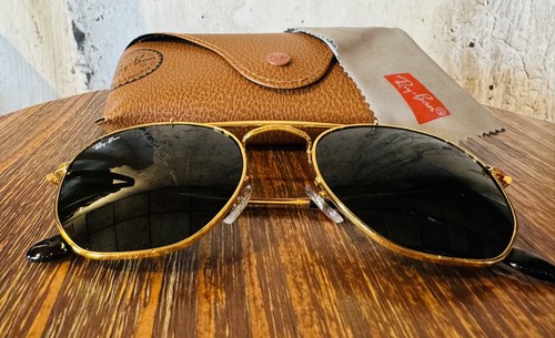 Ray-Ban Marshal Gold Frame/Green Lens Sunglasses RB3648/ RB3648001/3F-54-21 -145