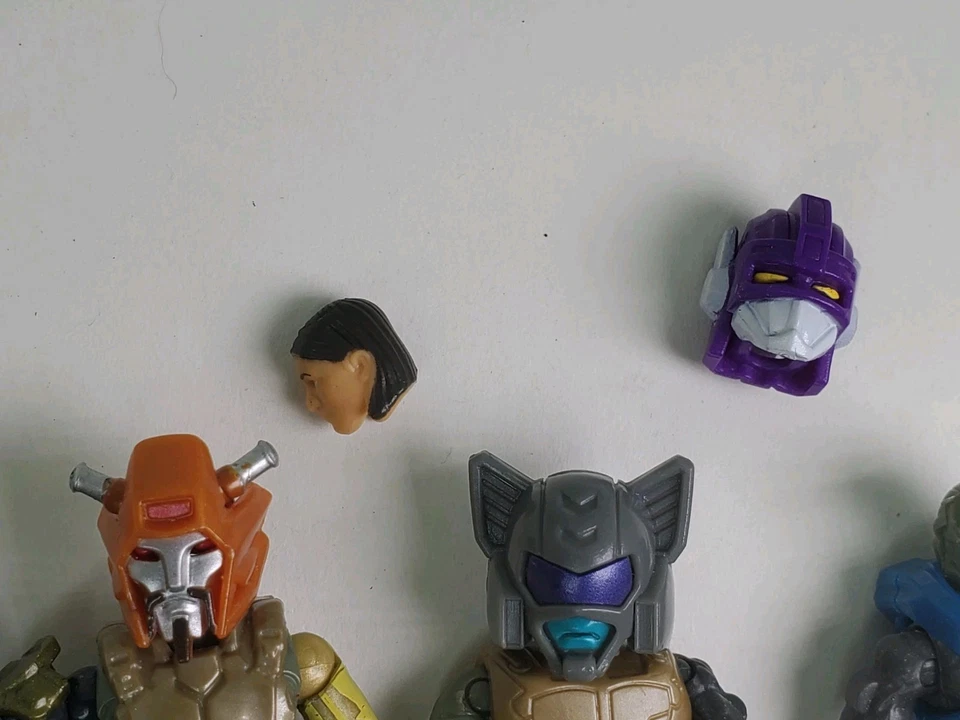 Halo Mega Construx Lot With A Couple Of Transformer Heads Lot Of 5 - Image 3 of 4