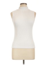Assorted Brands Women Ivory Sleeveless Top L
