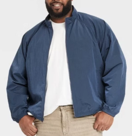 NEW Goodfellow & Co. Men's Water Resistant Windbreaker Jacket Size 2XL