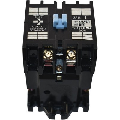 NEW Gould J20M Magnet Block with J20B20 Control Relay 2 Pole 110V 120V Coil
