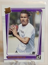 2021 Donruss Rated Rookie Portrait #256 Kellen Mond - Minnesota Vikings - Rookie