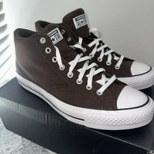 Converse Malden Street Mid Mens 13 Brown Fresh Brew White Sneakers A11708F