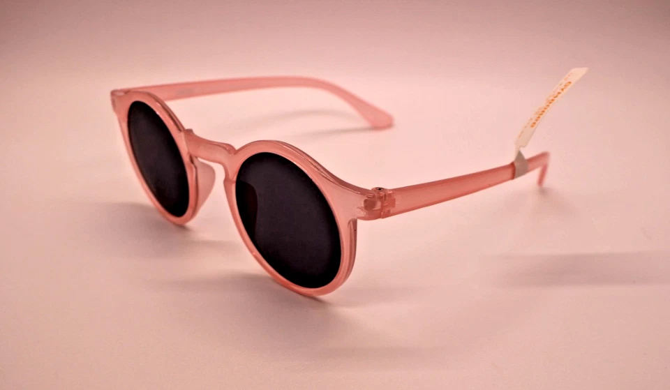 GYMBOREE GIRL'S SUNGLASSES 4 & UP PINK ROUND - Image 2 of 4