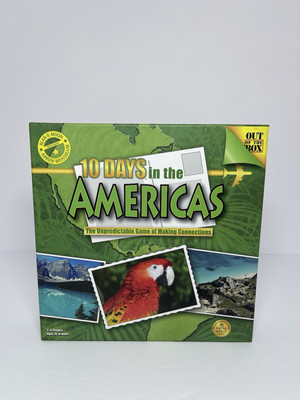 Out of the Box 10 Days in the Americas Board Game RARE Complete read Description