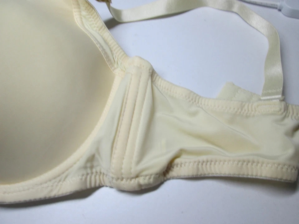 Бюстгальтер Angelina размер 38D цвета слоновой кости на косточках футболка с регулируемыми ремнями нижние - Изображение 4 из 4