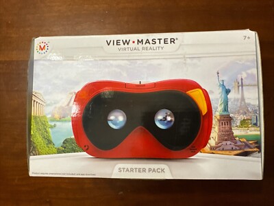 Mattel View Master Virtual Reality Starter Pack Ages 7+ COMPLETE in Open Box