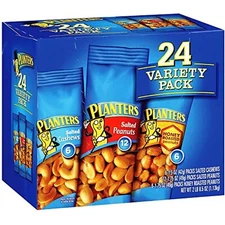 Planters Nut 24 Count-Variety Pack, 2 Lb 8.5 Ounce carrier to shipping