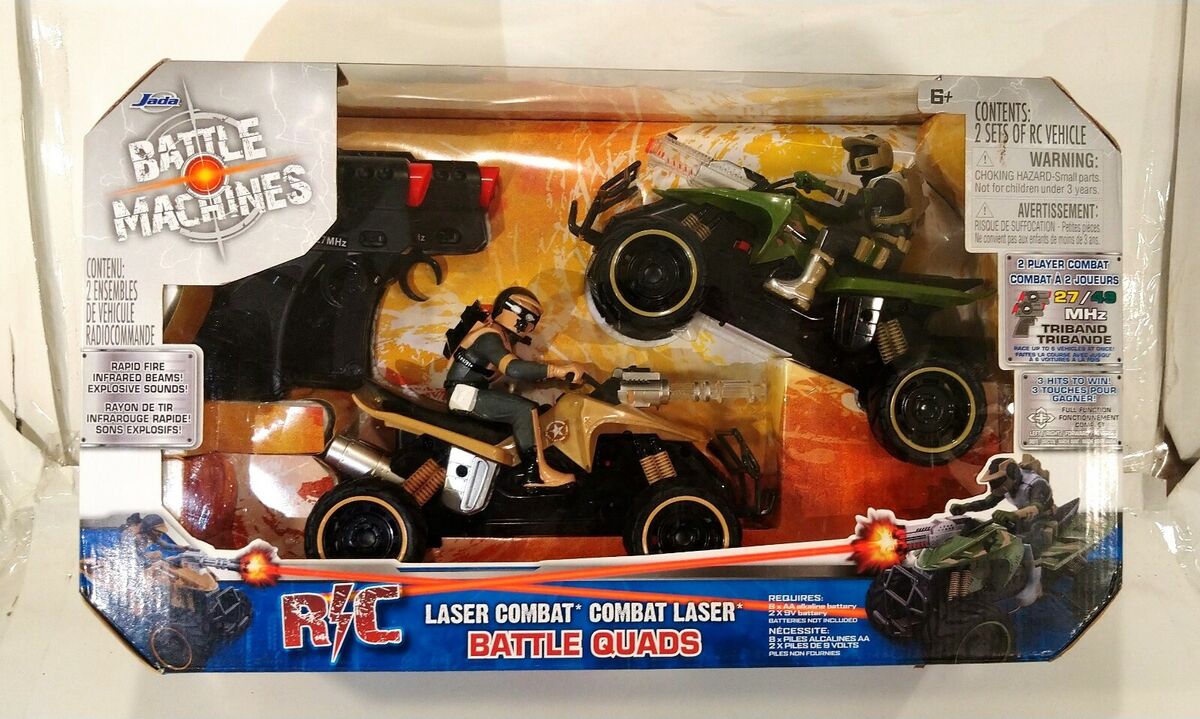 New Jada #84043 Battle Machines RC Laser Combat Battlequads New Jada #84043 Battle Machines RC Laser Combat Battlequads
