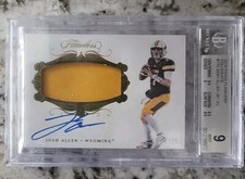 2018 Panini Flawless Collegiate - Flawless Rookie Gems Signatures Josh Allen /25