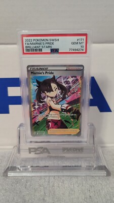 PSA 10 Marnie's Pride 171/172 Pokemon Brilliant Stars Full Art