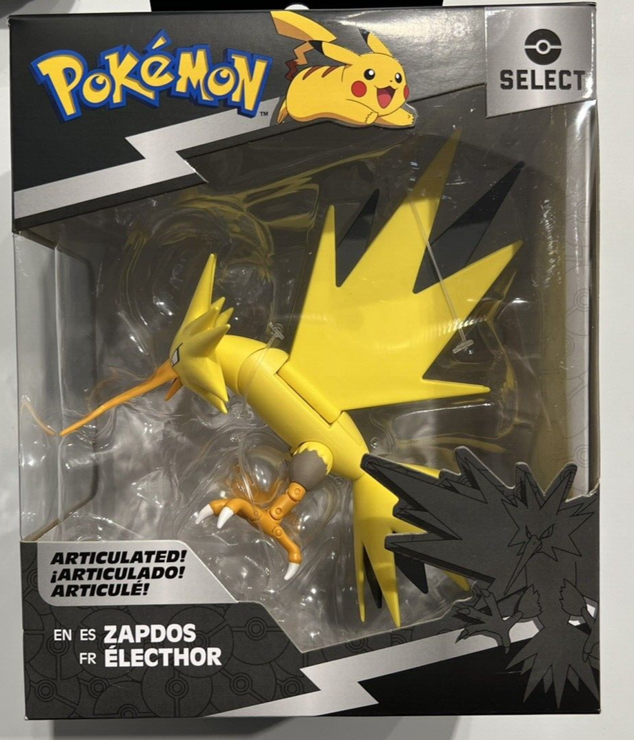 Pokémon Select Super-Articulated 6-inch Zapdos - Authentic Details - Select  Series