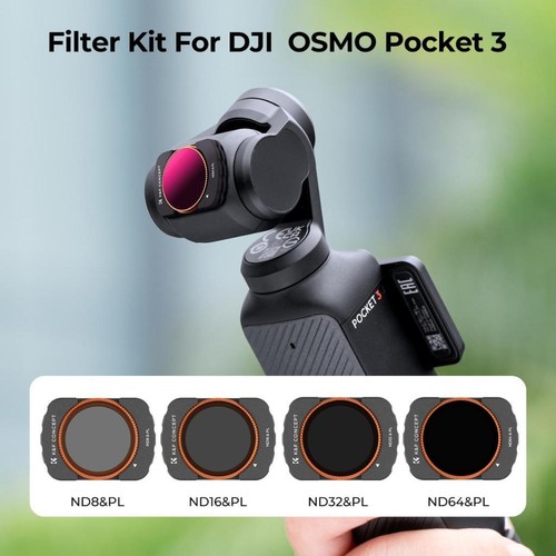 K&F Concept ND & Polarizer Filters for DJI Osmo Pocket 3,Magnetic 2 in 1 ND/PL - Picture 2 of 7