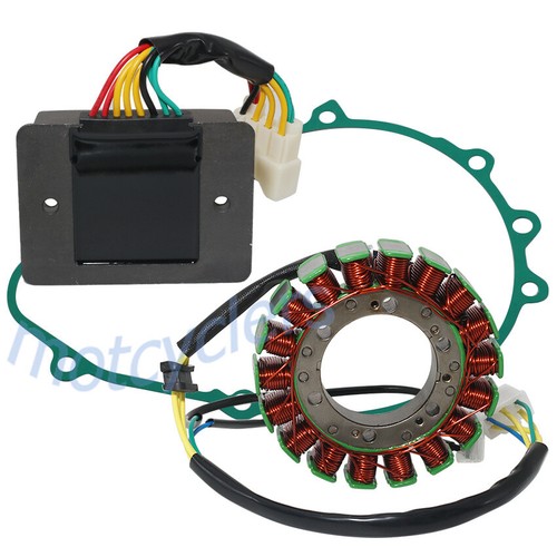 Regulator+Stator Coil+Gasket For Kawasaki ZX900 Ninja ZX-9R 1998-1999 11061-0294 - Picture 7 of 8